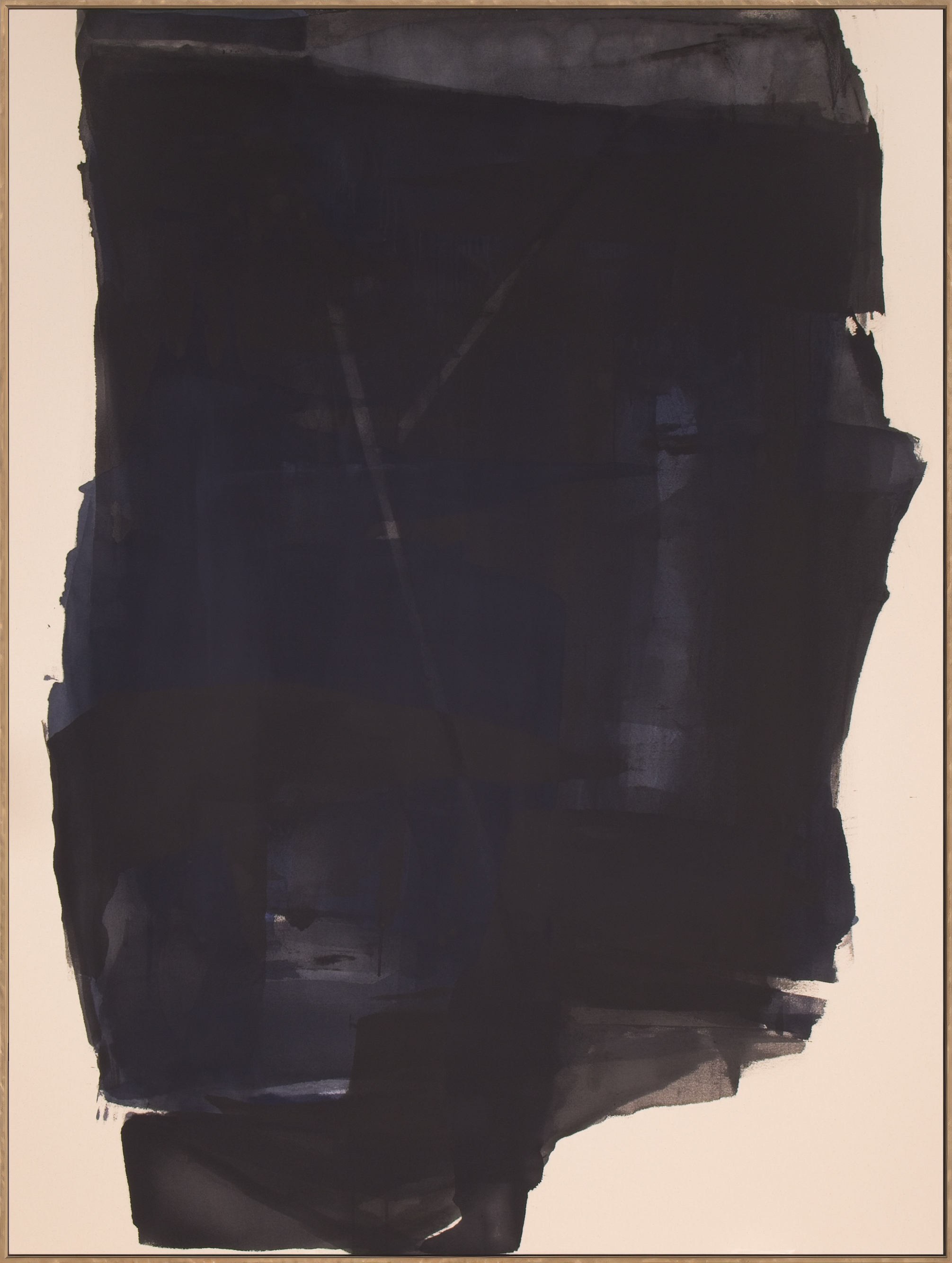 Good News — flashe on canvas, 54 × 72 in.