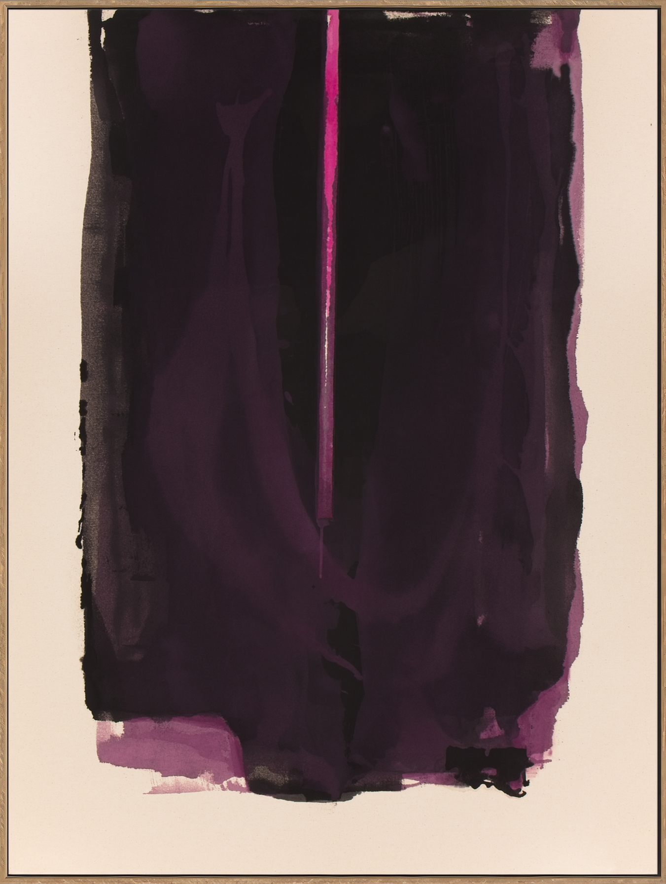 Then there were two — flashe on canvas, 36 × 48 in.